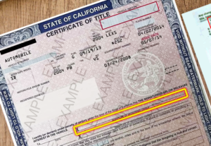 California vehicle registration, dmv title